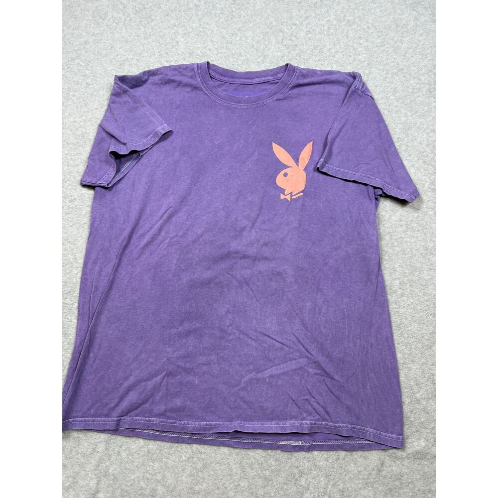 Playboy Adult Size XL Purple Short Sleeve Graphic T-Shirt